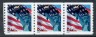 US Stamp #3979 MNH – Denom. Flag – Plate Number Strip of 5