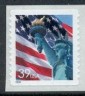 US Stamp #3980 MNH – US Flag with Liberty – PNS11 Coil