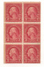 US Stamp #0554c Booklet Pane of 6