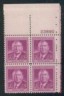 US Stamp #965 MNH – Harlan Stone – Plate Block / 4