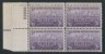 US Stamp #970 MNH – Fort Kearny – Plate Block / 4