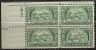US Stamp #987 MNH – Amer. Bankers Assoc. – Plate Block of 4
