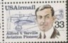 US Stamp #C113 MNH – A. Verville AirMail – ZIP/MI Block of 8