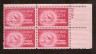 US Stamp #C 44 MNH – 25c USA AirMail Plate Block of 4