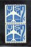 US Stamp #C 52 MNH Jet Silhouette Blue Coil Line Pair