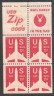US Stamp #C78a MNH – Jet Silhouette Booklet Pane of 4 + 2 Labels