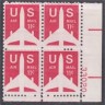 US Stamp #C 78 MNH – 11c USA AirMail – Plate Block of 4