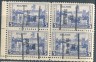 US Stamp # 789 West Point MNH Block w/ Wis. Rapids, Wis. Precancel
