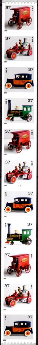 US Stamp #3641a MNH Antique Toys PS11 #B12222 Coil
